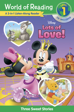 World of Reading: Disney's Lots of Love Collection 3-in-1 Listen Along Reader-Level 1 Paperback by Disney Books
