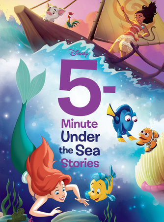 5-Minute Under the Sea Stories Hardcover by Disney Books