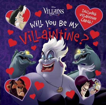 Will You Be My Villaintine? Paperback by Disney Books