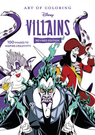 Art of Coloring: Disney Villains Paperback by Disney Books