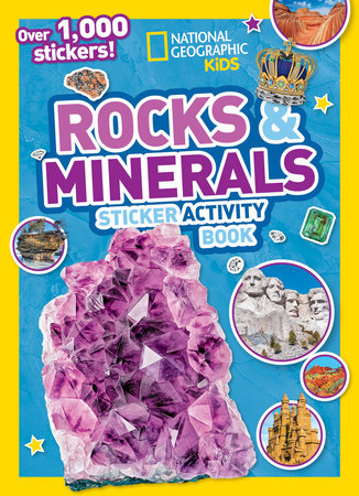 Rocks and Minerals Sticker Activity Book Paperback by National Geographic Kids
