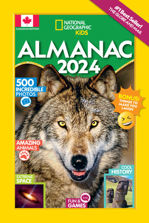 National Geographic Kids Almanac 2024 (Canadian edition) Paperback by National Geographic Kids