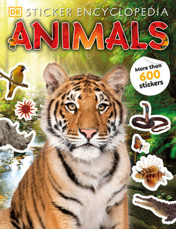 Sticker Encyclopedia Animals Paperback by DK