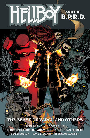 Hellboy and the B.P.R.D.: The Beast of Vargu and Others Paperback by Written by Mike Mignola and Scott Allie. Art by Christopher Mitten, Adam Hughes, Duncan Fegredo, and Ben Stenbeck. Colors by Dave Stewart and Brennan Wagner.