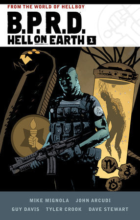 B.P.R.D. Hell on Earth Volume 1 Paperback by Written by Mike Mignola and John Arcudi with Guy Davis, Tyler Crook, Dave Stewart, and others