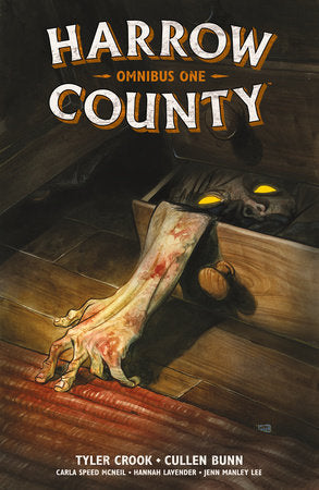 Harrow County Omnibus Volume 1 Paperback by Written by Cullen Bunn and illustrated by Tyler Crook, Carla Speed McNeil, Hannah Lavender, and Jenn Manley Lee