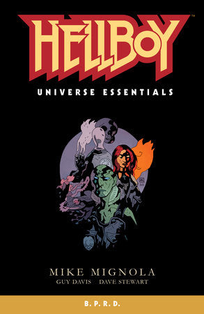Hellboy Universe Essentials: B.P.R.D. Paperback by Written by Mike Mignola. Art by Guy Davis. Colors by Dave Stewart. Letters by Cl em Robins. Cover by Mike Mignola with Dave Stewart.