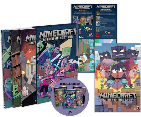 Minecraft: Wither Without You Boxed Set (Graphic Novels) Boxed Set by Written and Illustrated by Kristen Gudsnuk
