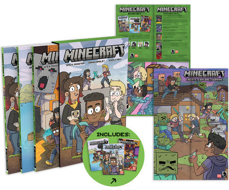 Minecraft Boxed Set (Graphic Novels) Boxed Set by Written By Sfé R Monster, illustrated by Sarah Graley