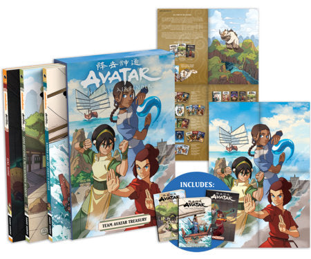 Avatar: The Last Airbender--Team Avatar Treasury Boxed Set (Graphic Novels) Boxed Set by Written by Faith Erin Hicks. Illustrated by Peter Wartman and Adele Matera