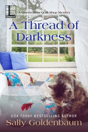 A Thread of Darkness Paperback by Sally Goldenbaum