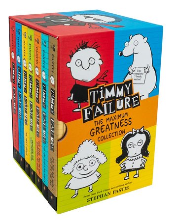 Timmy Failure: The Maximum Greatness Collection Boxed Set by Stephan Pastis; Illustrated by Stephan Pastis