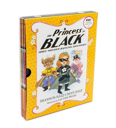 The Princess in Black: Three Monster-Battling Adventures Boxed Set by Shannon Hale and Dean Hale; Illustrated by LeUyen Pham