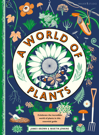 A World of Plants Hardcover by Martin Jenkins; Illustrated by James Brown