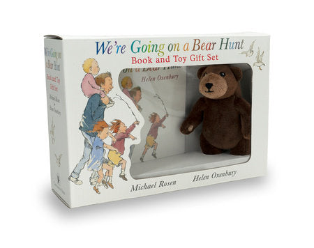We're Going on a Bear Hunt Book and Toy Gift Set Paperback by Michael Rosen; Illustrated by Helen Oxenbury