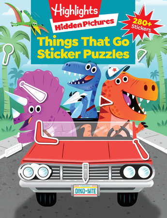 Things That Go Sticker Puzzles Paperback by Highlights