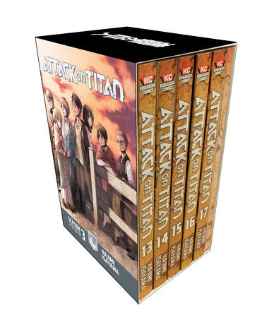 Attack on Titan Season 3 Part 1 Manga Box Set Boxed Set by Hajime Isayama
