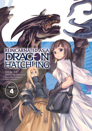 Reincarnated as a Dragon Hatchling (Manga) Vol. 4 Paperback by Necoco; Illustrated by RIO; Character Designs by NAJI Yanagida