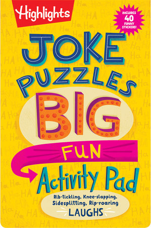 Joke Puzzles Big Fun Activity Pad Paperback by Highlights