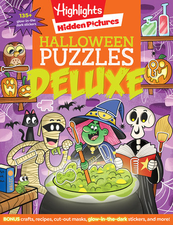 Halloween Puzzles Deluxe Paperback by Highlights