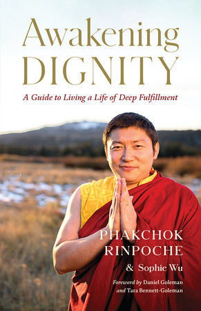 Awakening Dignity Paperback by Phakchok Rinpoche and Sophie Wu; foreword by Daniel Goleman and Tara Bennett-Gol eman