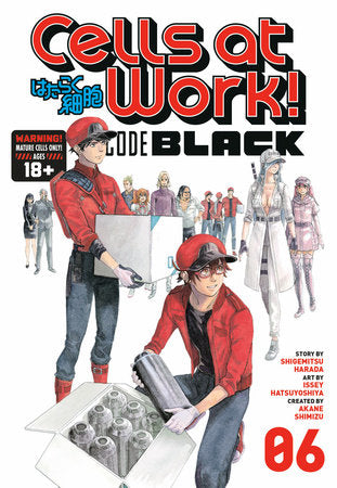 Cells at Work! CODE BLACK 6 Paperback by Story by Shigemitsu Harada; art by Issey Hatsuyoshiya; created by Akane Shimizu