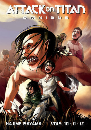 Attack on Titan Omnibus 4 (Vol. 10-12) Paperback by Hajime Isayama