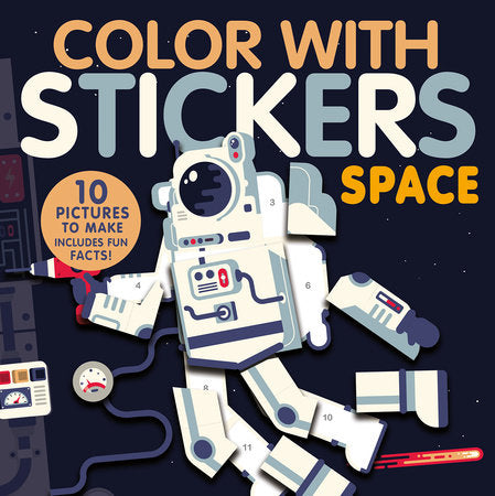 Color with Stickers: Space Paperback by Jonny Marx; compiled by Tiger Tales