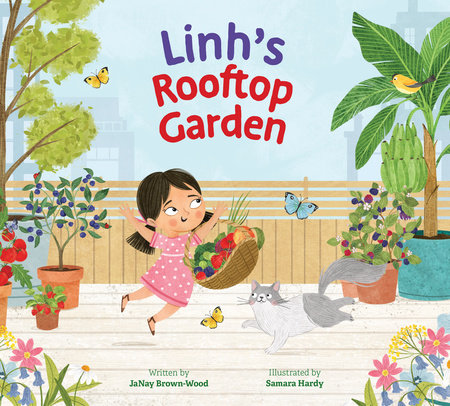 Linh's Rooftop Garden Paperback by by JaNay Brown-Wood; illustrated by Samara Hardy