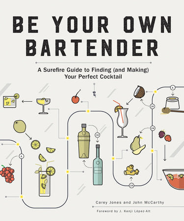 Be Your Own Bartender Hardcover by Carey Jones