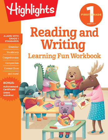 First Grade Reading and Writing Paperback by Highlights Learning