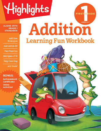 First Grade Addition Paperback by Highlights Learning