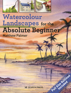 Watercolour Landscapes for the Absolute Beginner Paperback by Matthew Palmer