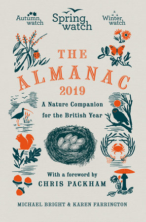 Springwatch: The 2019 Almanac Hardcover by Michael Bright and Karen Farrington