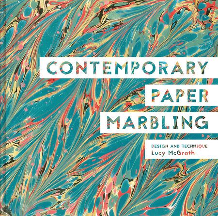 Contemporary Paper Marbling Hardcover by Lucy McGrath