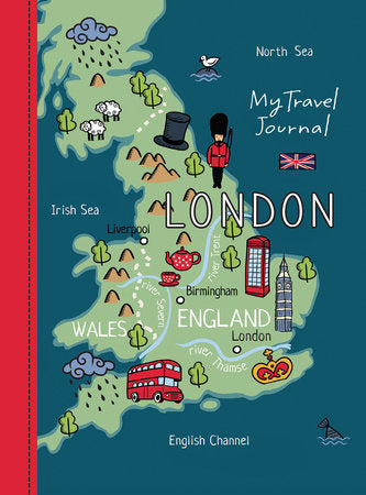 My Travel Journal, London Hardcover by D.A. Michaels
