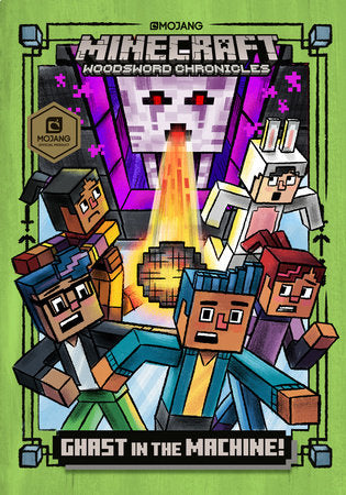 Ghast in the Machine! (Minecraft Woodsword Chronicles #4) Hardcover by Nick Eliopulos; illustrated by Alan Batson