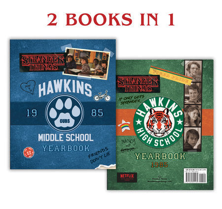 Hawkins Middle School Yearbook/Hawkins High School Yearbook (Stranger Things) Hardcover by Matthew J. Gilbert