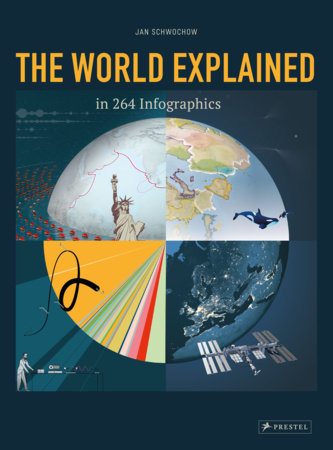 The World Explained in 264 Infographics Hardcover by Jan Schwochow