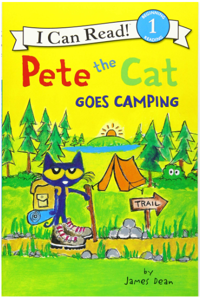 Pete the Cat Goes Camping Paperback written by James Dean, Kimberly Dean - Best Book Store