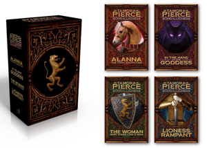 Song of the Lioness Quartet: Alanna; In the Hand of the Goddess; The Woman Who Rides Like a Man; Lioness Rampant paperback - Written by Tamora Pierce - Best Book Store